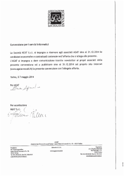 Convenzione Servizi Informatici AGAT-NEXT