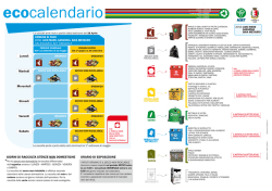 Calendario Raccolta Integrata Lido, Sassonia, Baia