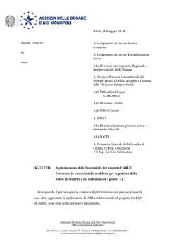 Agenzia Dogane &ndash; Note &ndash; 10186