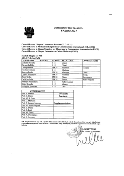COMMISSIONI TESI DI LA UREA 8