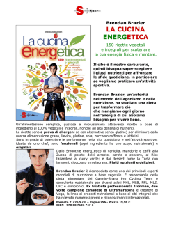 Brendan Brazier LA CUCINA ENERGETICA
