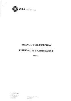 GRA - bilancio 2013 - Camera di Commercio di Padova