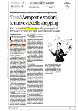 Aeroporti e stazioni le nuove vie dello shopping
