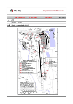 1 FIR MILANO - LIMM 1.1 Carta aeroportuale ICAO MILANO LINATE