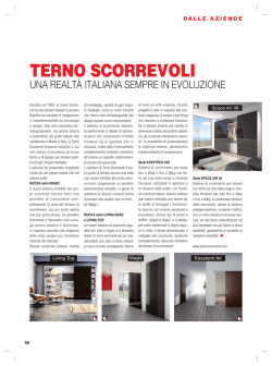 M.A.C. - Aprile 2014 - Terno Scorrevoli S.r.l.