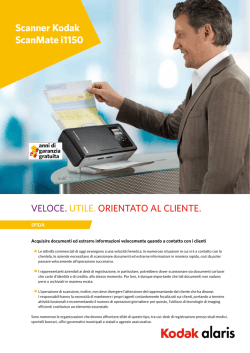 Brochure del prodotto