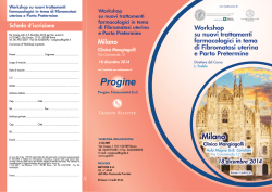 Locandina del Workshop