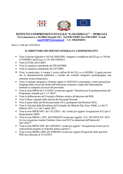 istituto comprensivo statale - Istituto Comprensivo di Dorgali