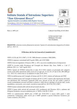 a.s. 2013-14 relazione tecnico finanziaria del dsga