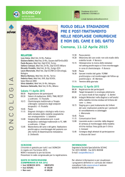 Programma scientifico