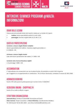 scheda di iscrizione