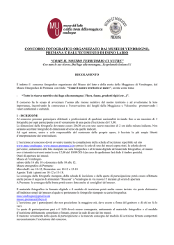 Scarica il regolamento del concorso