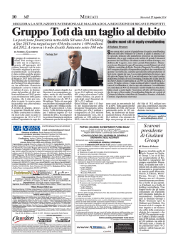 Quattro nuovi siti di equity