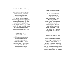 LA MIA CASETTA (6-7 anni) Gallo e galline dentro il pollaio, la