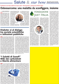 Osteosarcoma: una malattia da sconfiggere, insieme