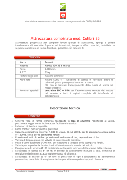 Attrezzatura combinata mod. Colibr&igrave; 35