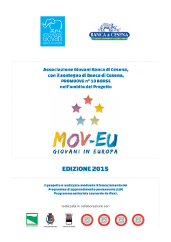 Scarica il bando V edizione del progetto Mov-EU