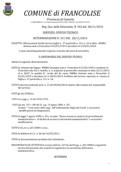 servizio: ufficio tecnico