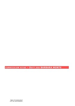 formato europeo per il curriculum vitae