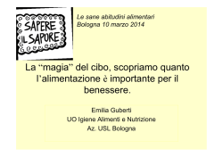 Scarica le slides D.ssa Rizzoli