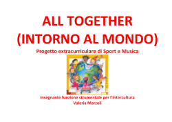 Scheda del Progetto - Grazie Tavernelle