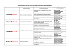 1. Piano didattico