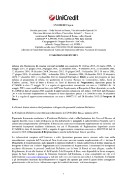 Covered warrant su Indici