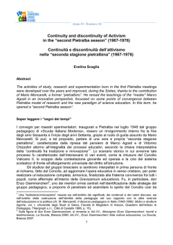 Evelina Scaglia - Universit&agrave; degli studi di Bergamo