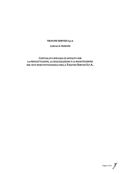 Capitolato - Trapani Servizi