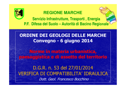 Jesi 06_06_2014_ F.Bocchino - Ordine dei Geologi delle Marche