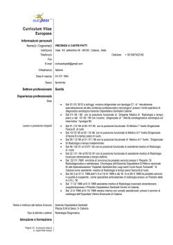 Curriculum Vitae Europass - "Garibaldi"