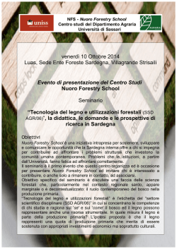 Maggiori Informazioni - Universit&agrave; degli Studi di Sassari