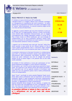 Notiziario Aifi Lombardia anno 2 n 4