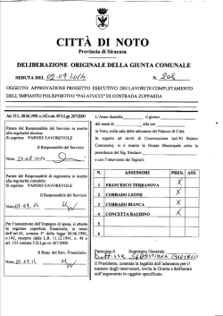 CITTÀ DI NOTO - Comune di Noto