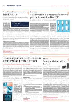 Teoria e pratica delle tecniche chirurgiche preimplantari