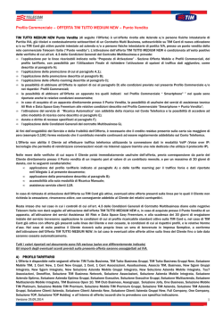 Profilo Commerciale - TIM TUTTO MEDIUM NEW