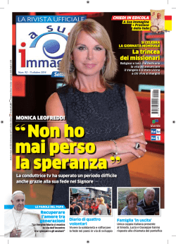 Non ho mai perso la speranza