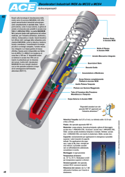Deceleratori Industriali INOX da MC33 a MC64 - rti