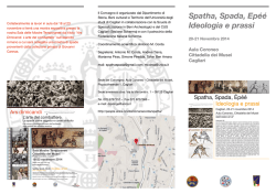 scarica la brochure - Università degli studi di Cagliari.