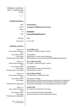 Curriculum Vitae Europeo