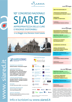 14-04-04 locandina 10 Congresso Nazionale SIARED