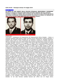 Leggi la rassegna del 20 maggio