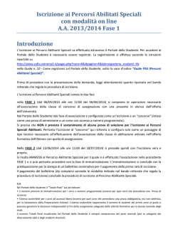 11 Come presentare domanda di iscrizione ai PAS e