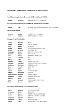 Elenco dei componenti