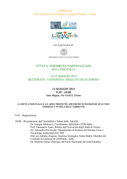 Scarica il programma - Societ&agrave; Botanica Italiana