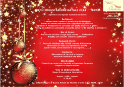 Manu di Natale Terra - Ristorante Da Michele