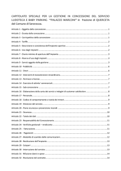 Gara LUDOTECA 2015 2016- Capitolato