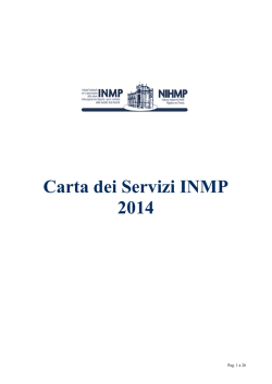 Carta dei servizi - Consultazione Banche Dati Trasparenza