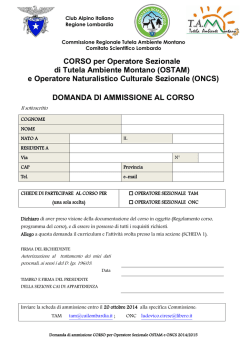 Domanda_candidatura - CAI