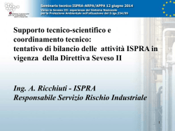 2_Ricchiuti_ISPRA_Seminario 12 giugno 2014